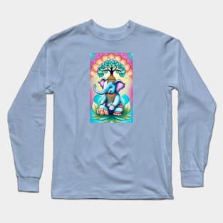 Ganesh and the tree of life Long Sleeve T-Shirt